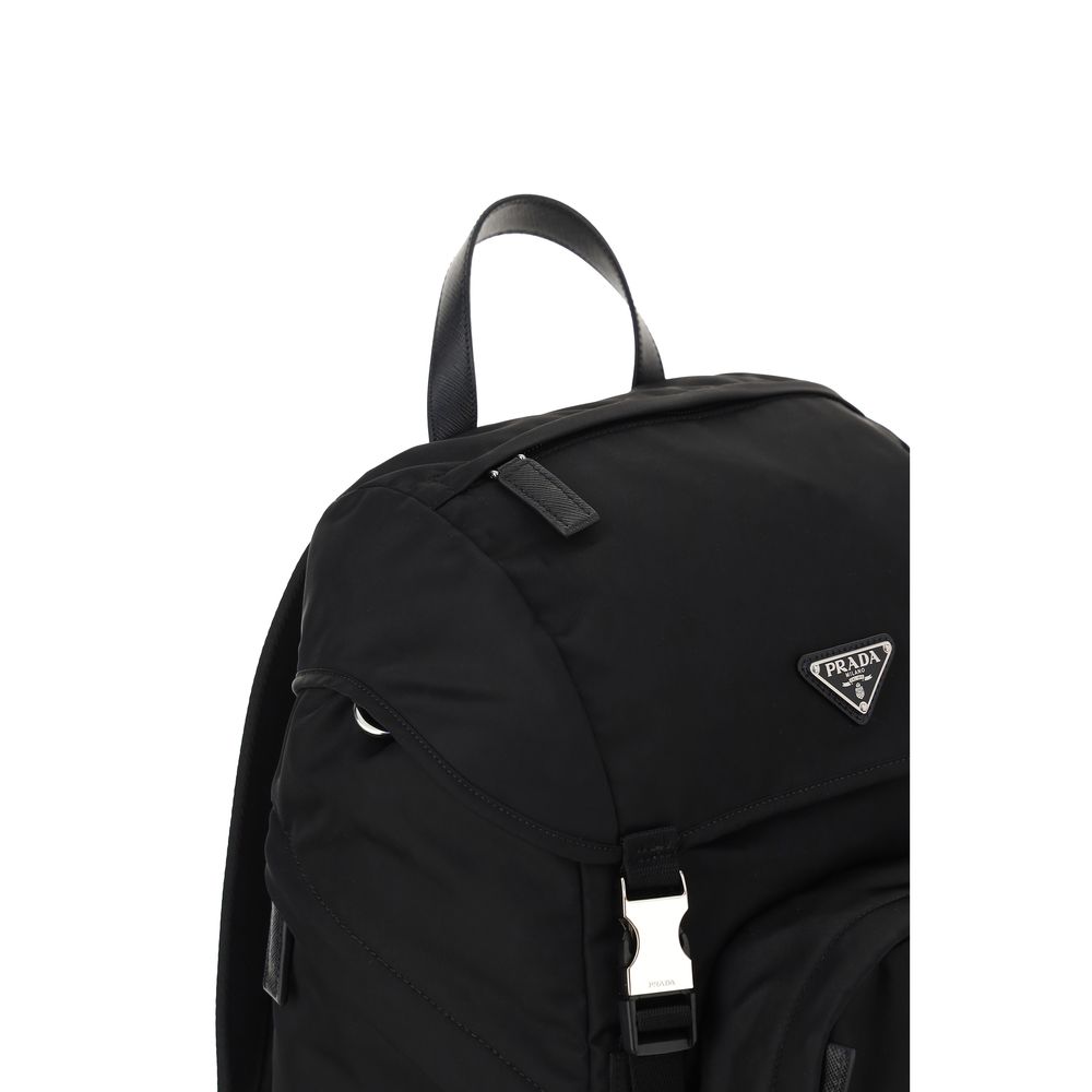 Black Nylon Backpack
