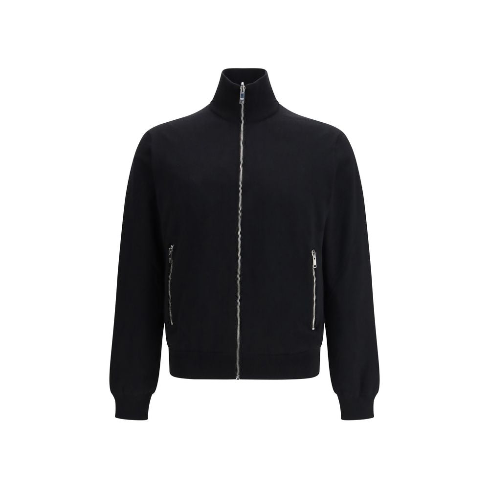 Black Fleece Wool Shell Jacket