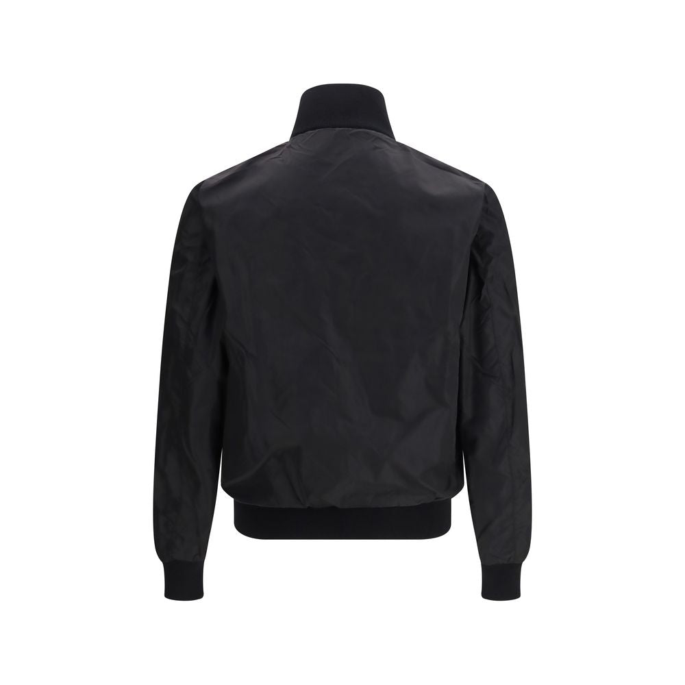Black Fleece Wool Shell Jacket