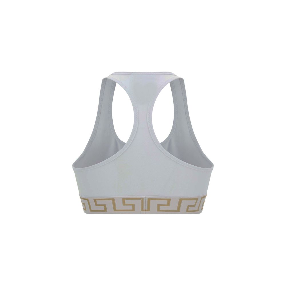 White Cotton Sport Bra