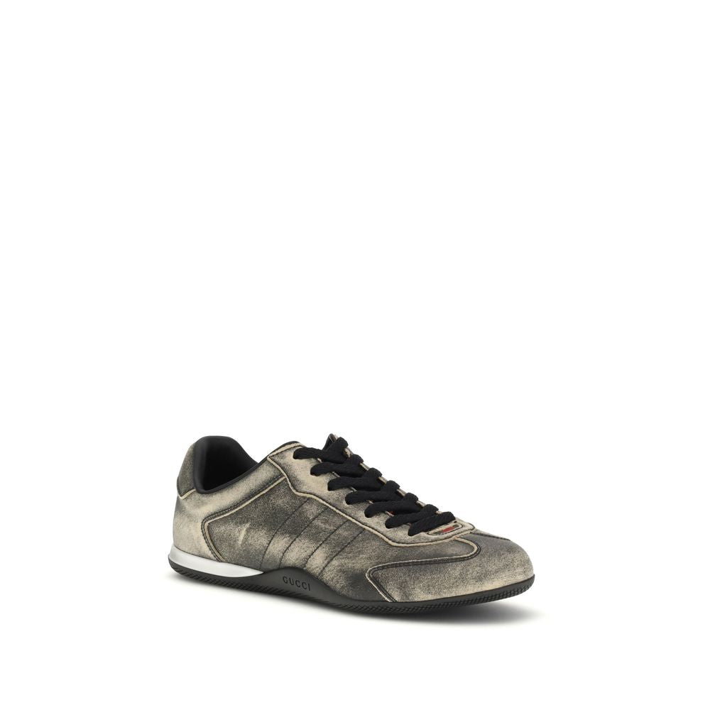 Black Calf Leather Bos Taurus Low Top Sneakers