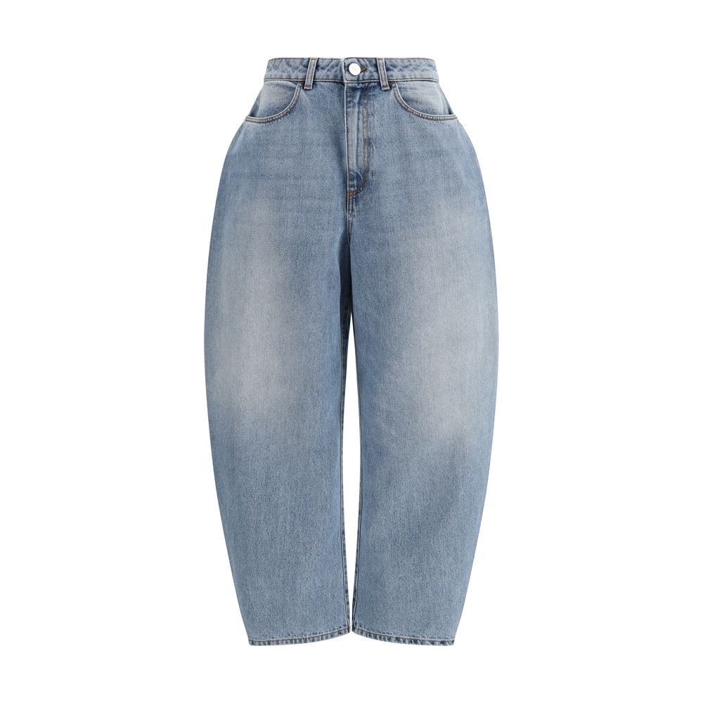 Róhe – Jean straight-leg à silhouette sculpturale