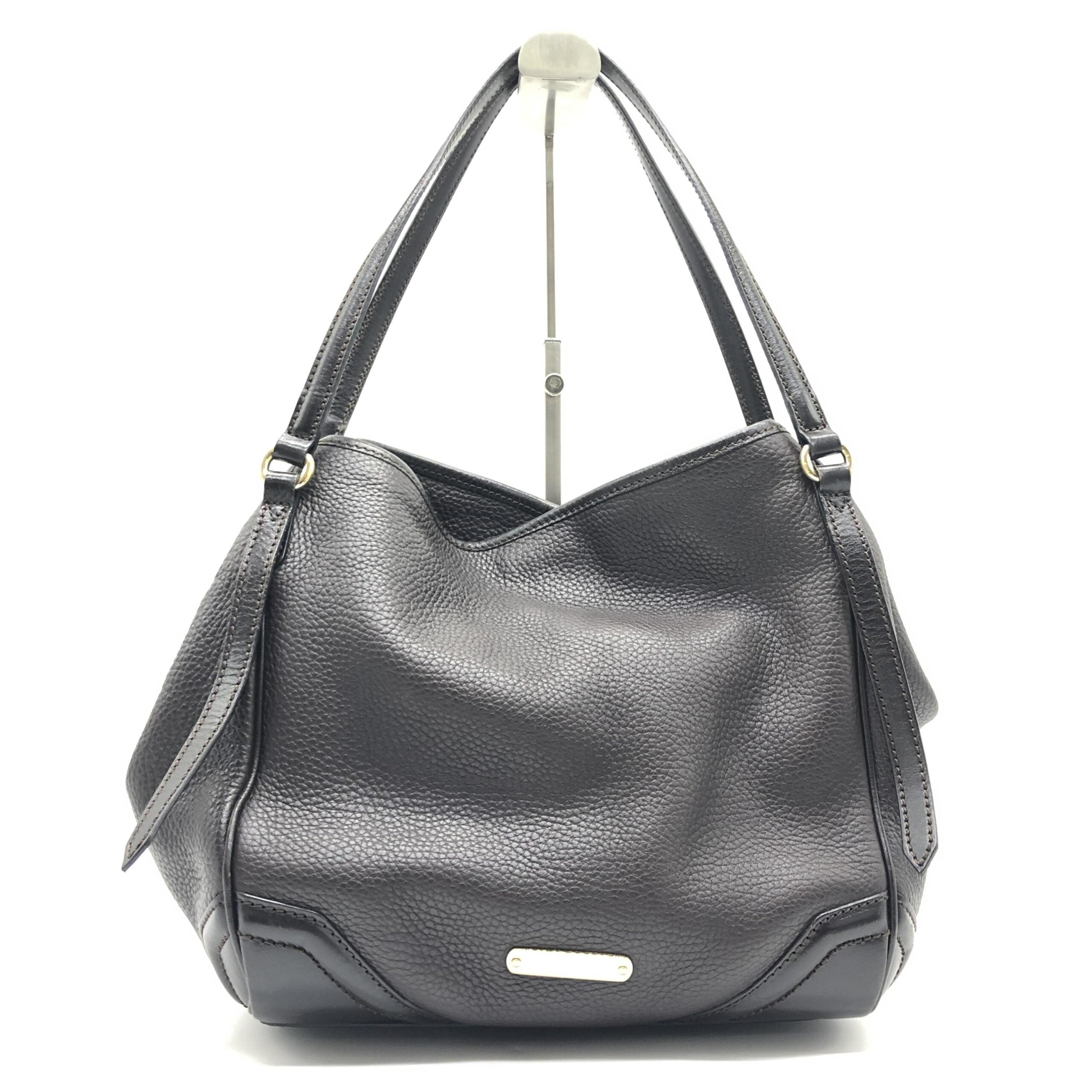 Dark Leather Tote
