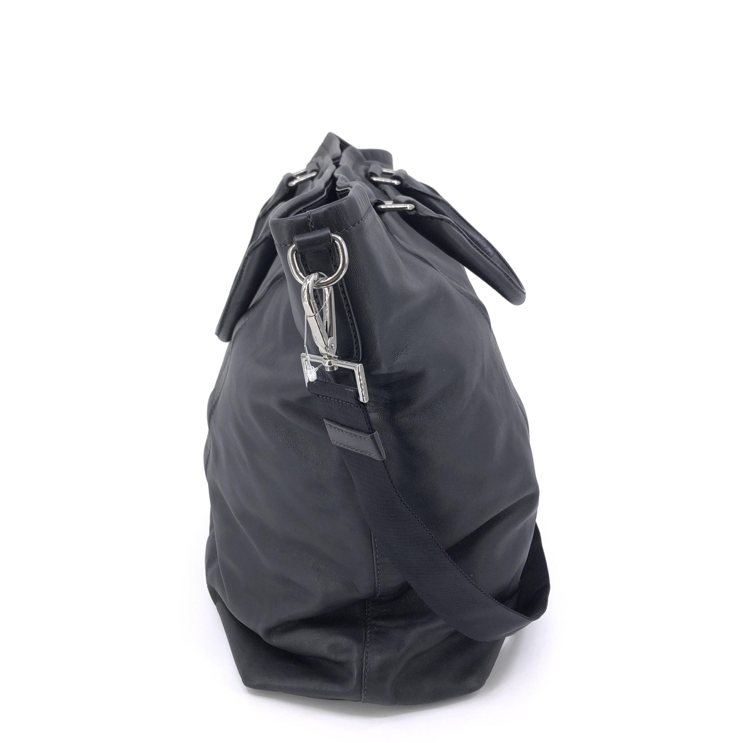 Soft Leather Tote With Shoulder Strap