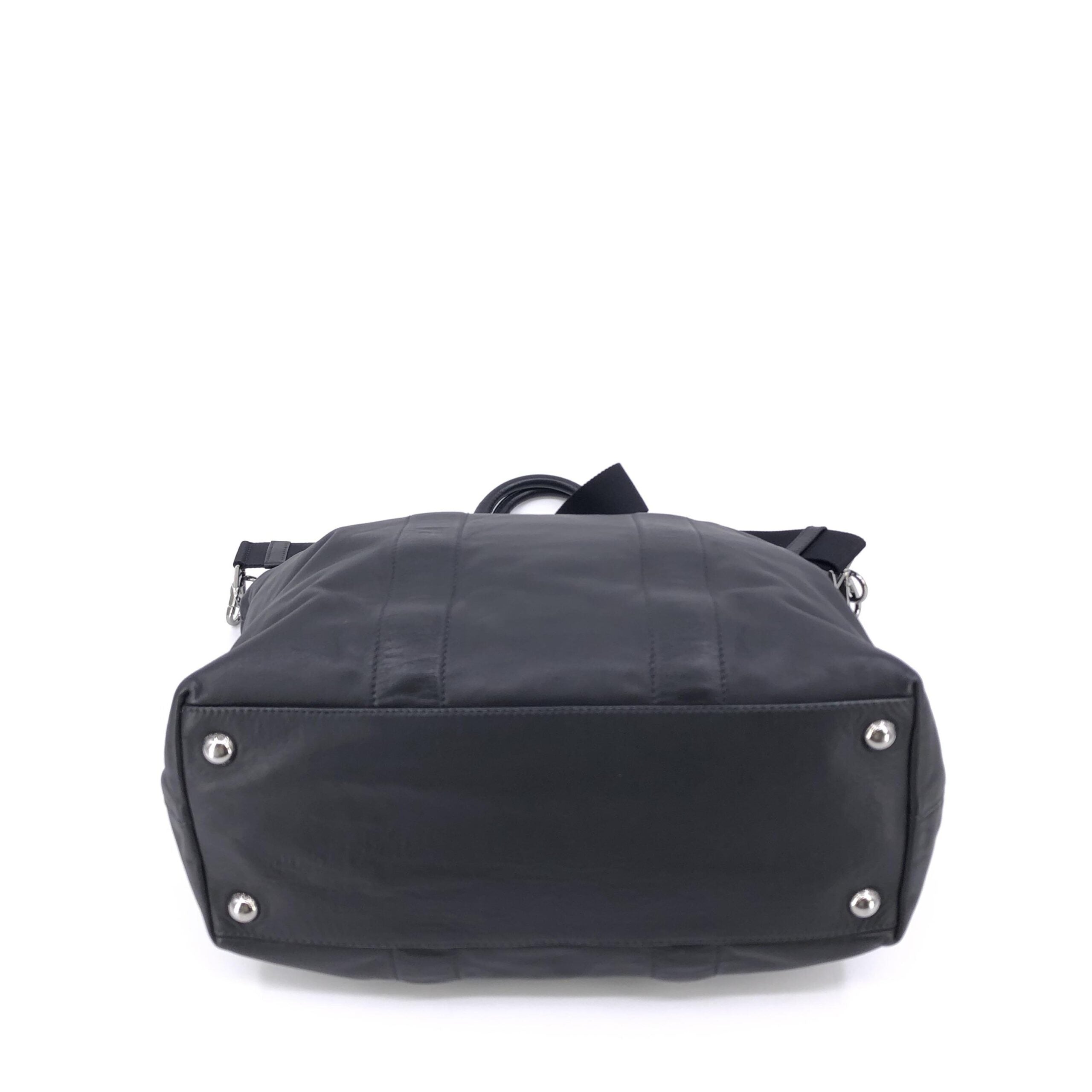 Soft Leather Tote With Shoulder Strap