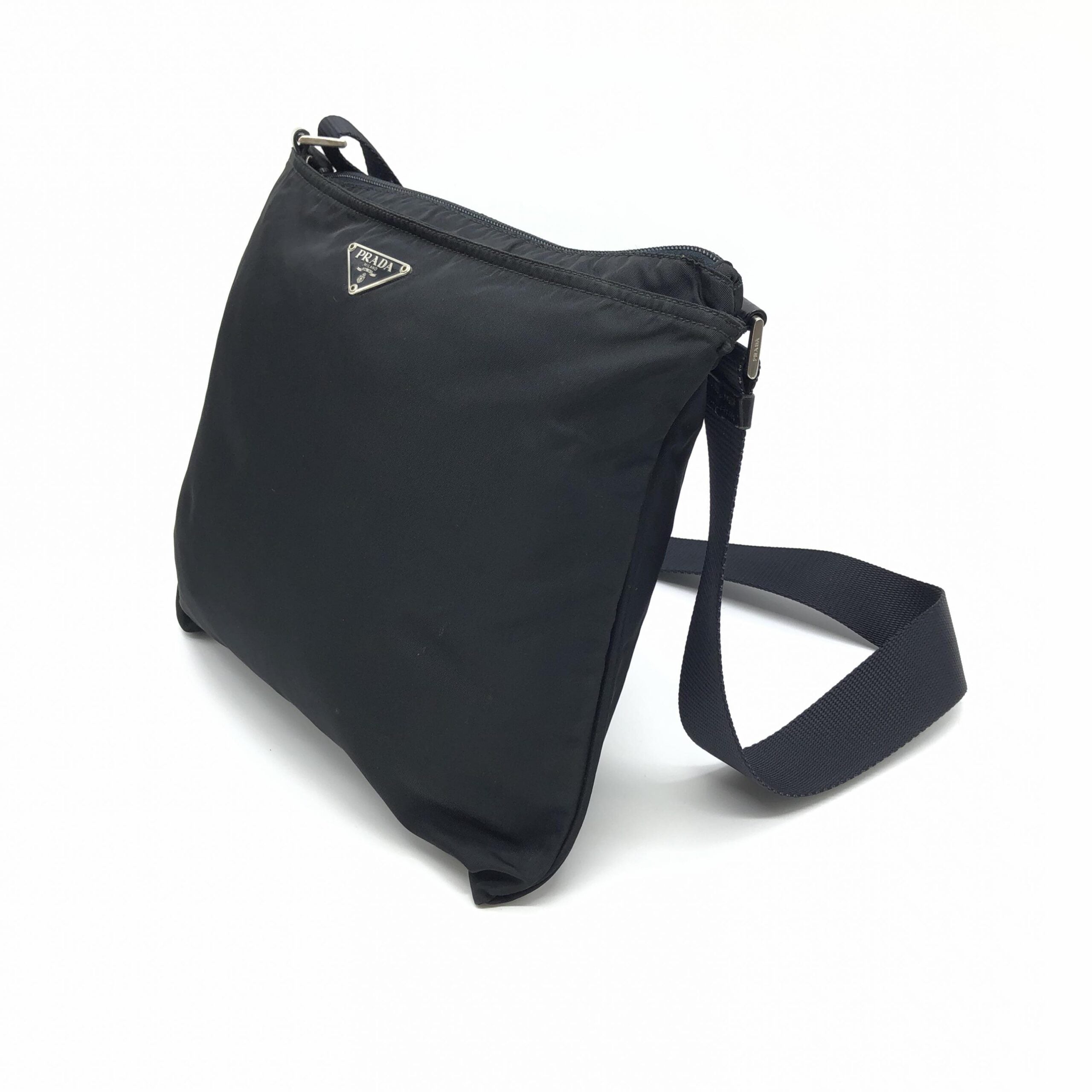 Black Nylon Shoulder Bag