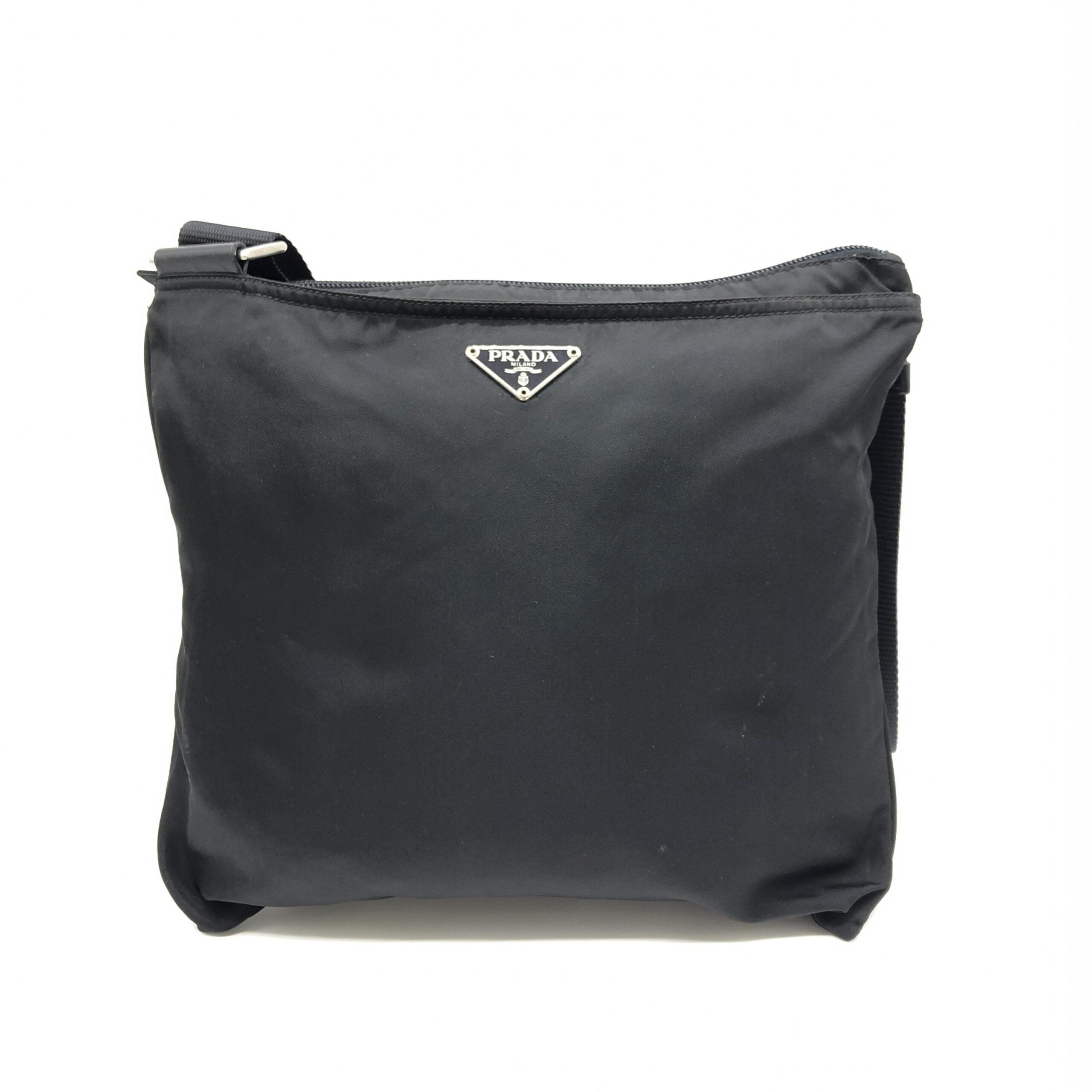 Black Nylon Shoulder Bag