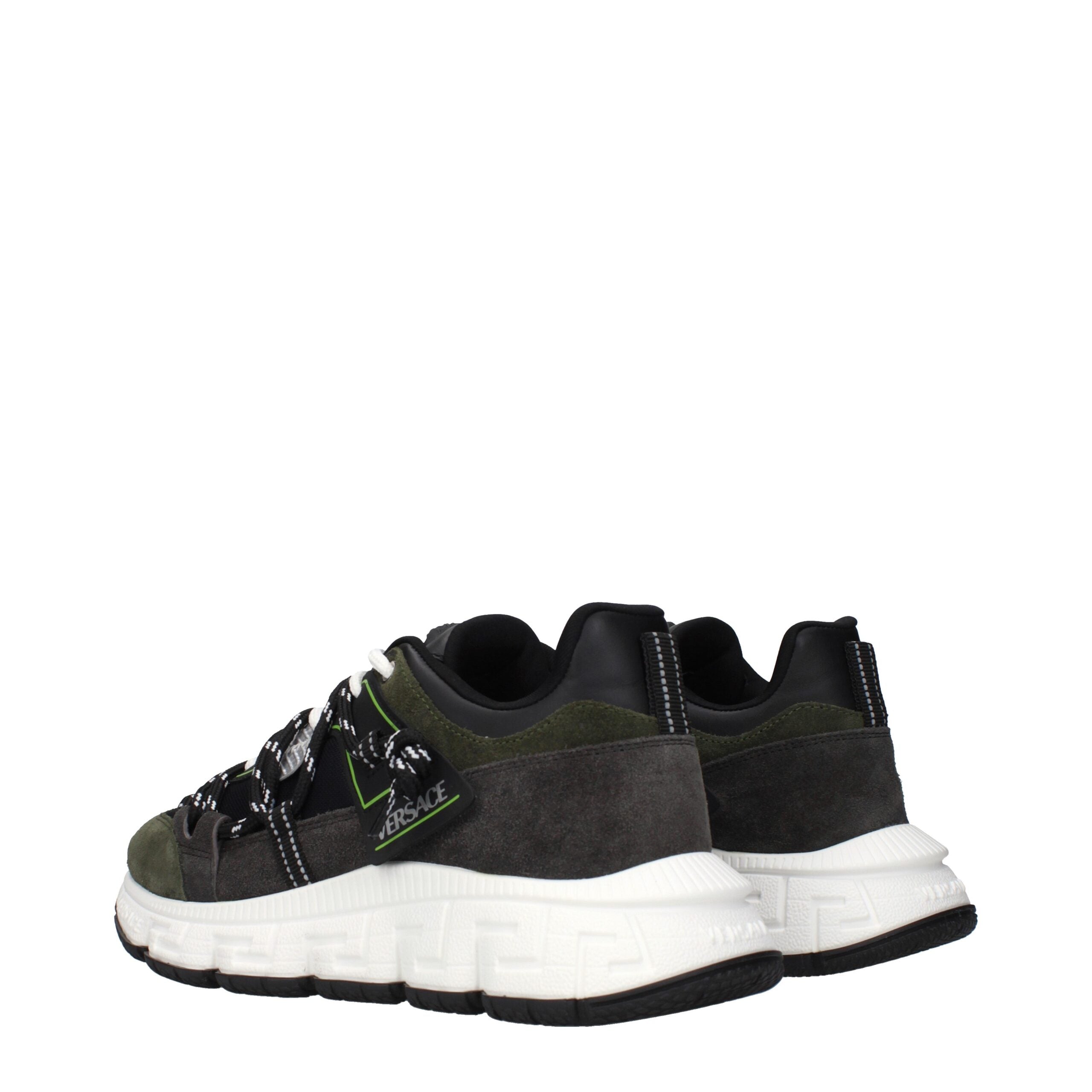 Gray Leather Sneakers