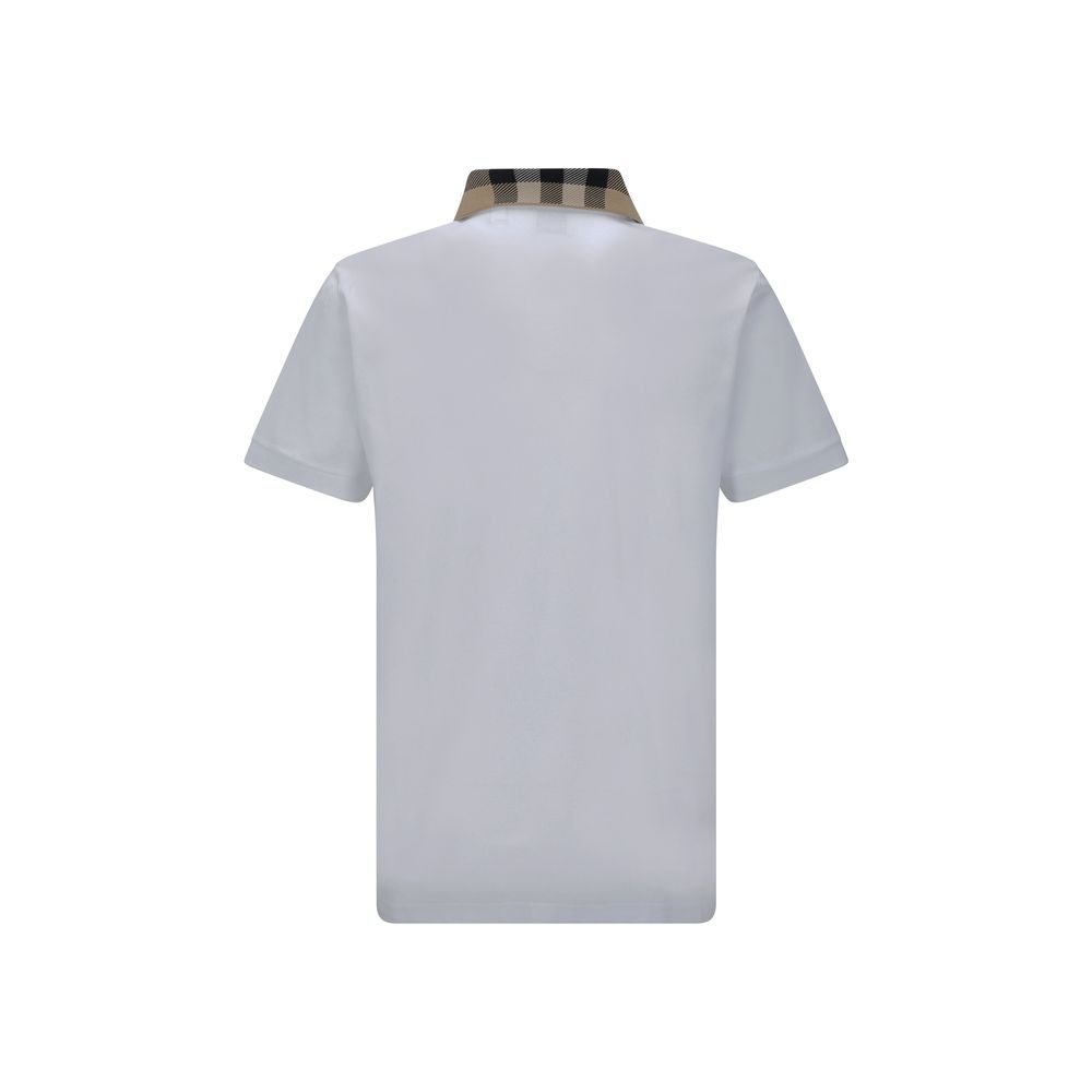 White Cotton Polo Shirt