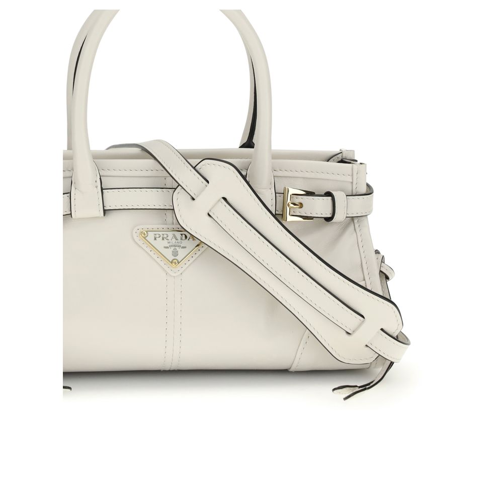 White Calf Leather Bos Taurus Handbag