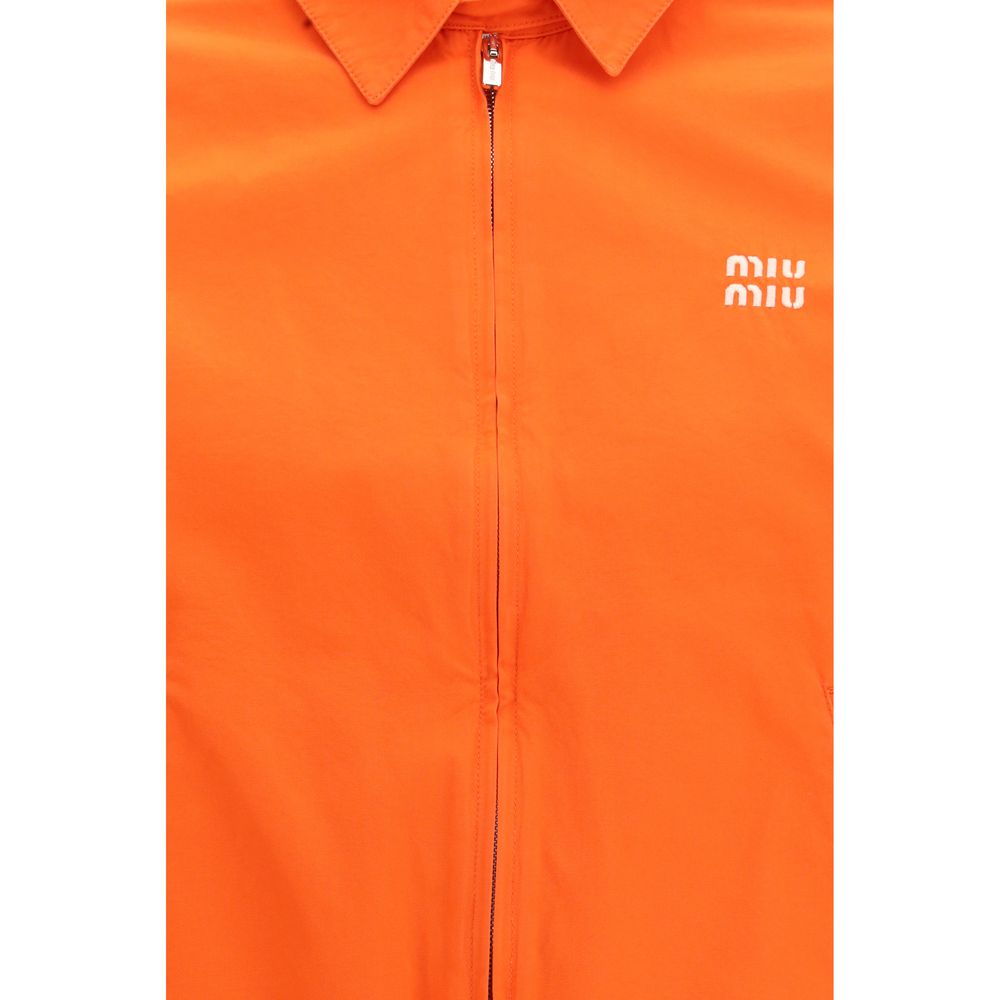 Orange Cotton Bomber