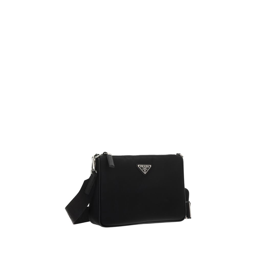 Black Nylon Shoulder Bag
