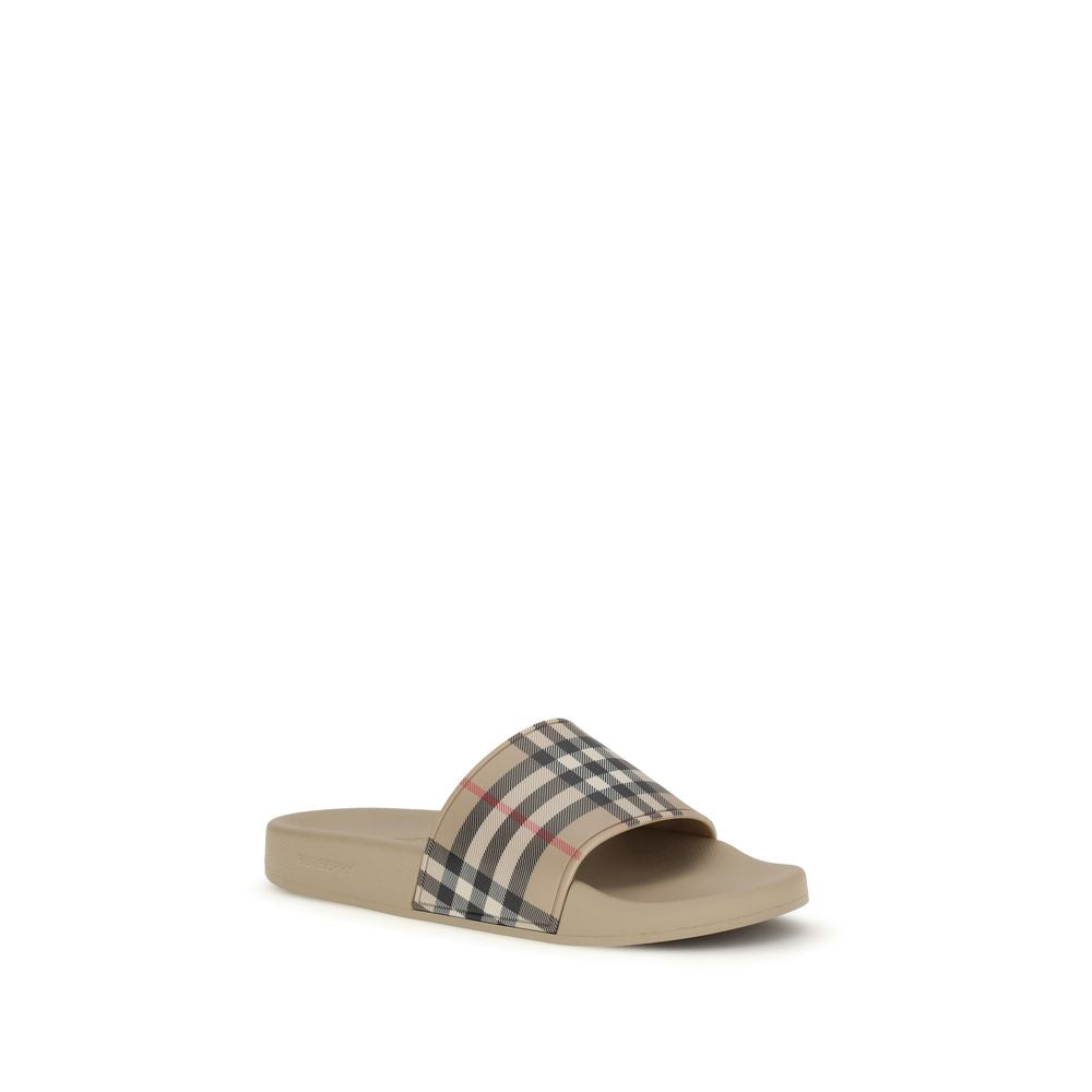 Beige Rubber Sandals