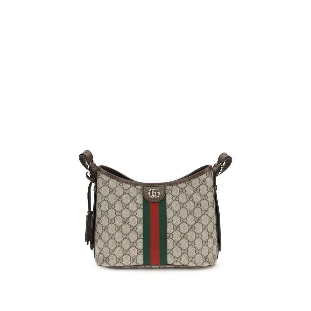 Gucci — Petit sac porté épaule Ophidia en toile GG