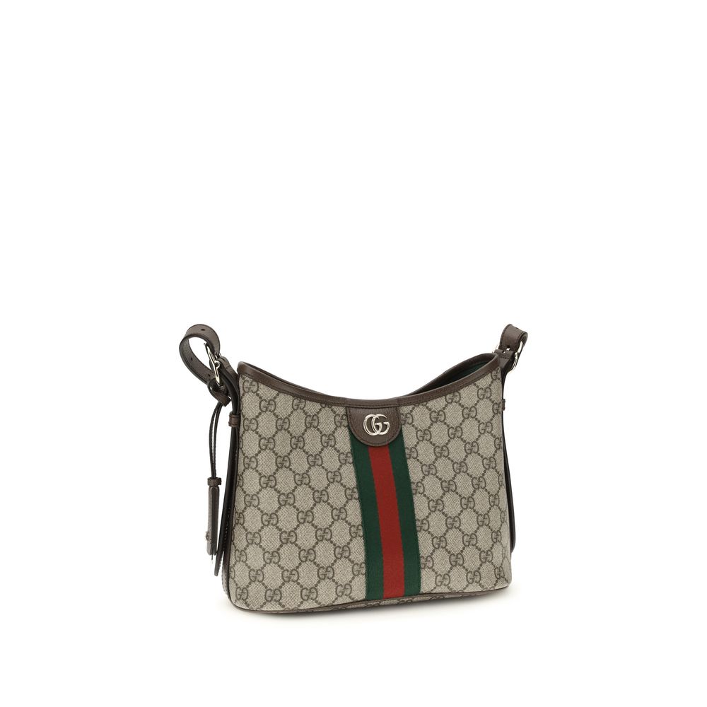 Gucci — Petit sac porté épaule Ophidia en toile GG