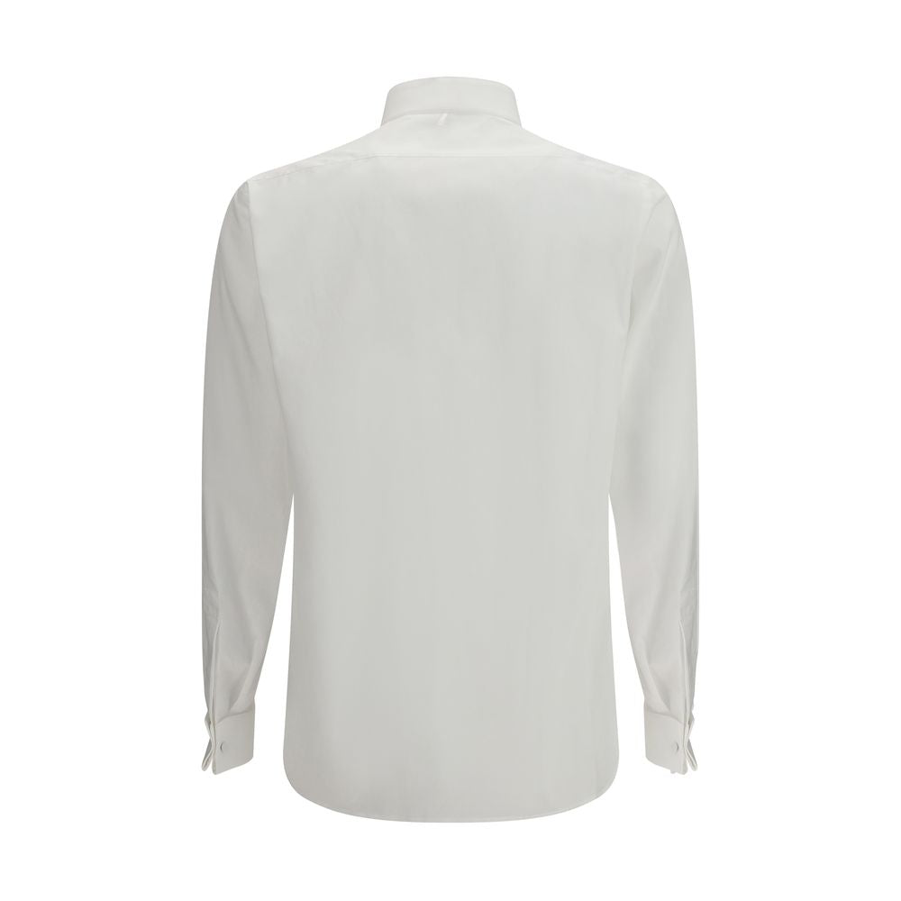 Tom Ford — Chemise blanche en coton coupe regular, élégance minimaliste