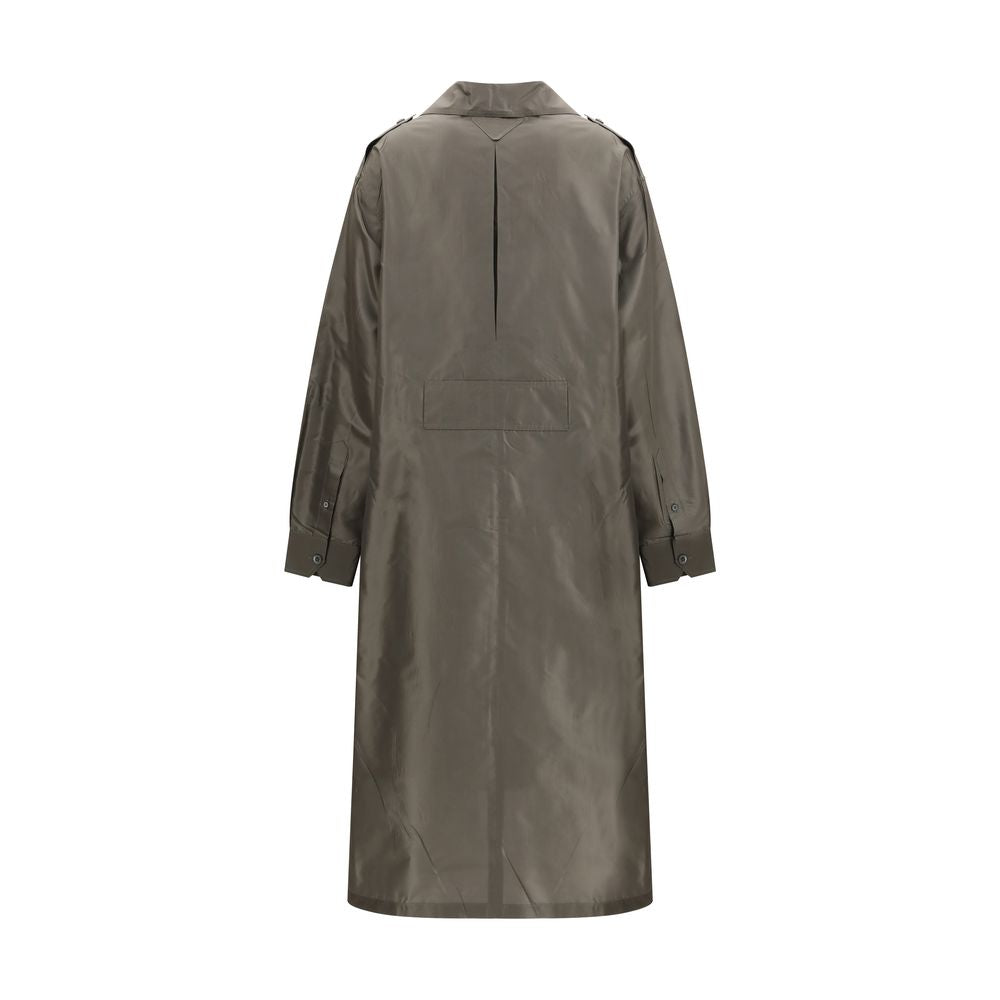 Prada — Robe casual bicolore en soie