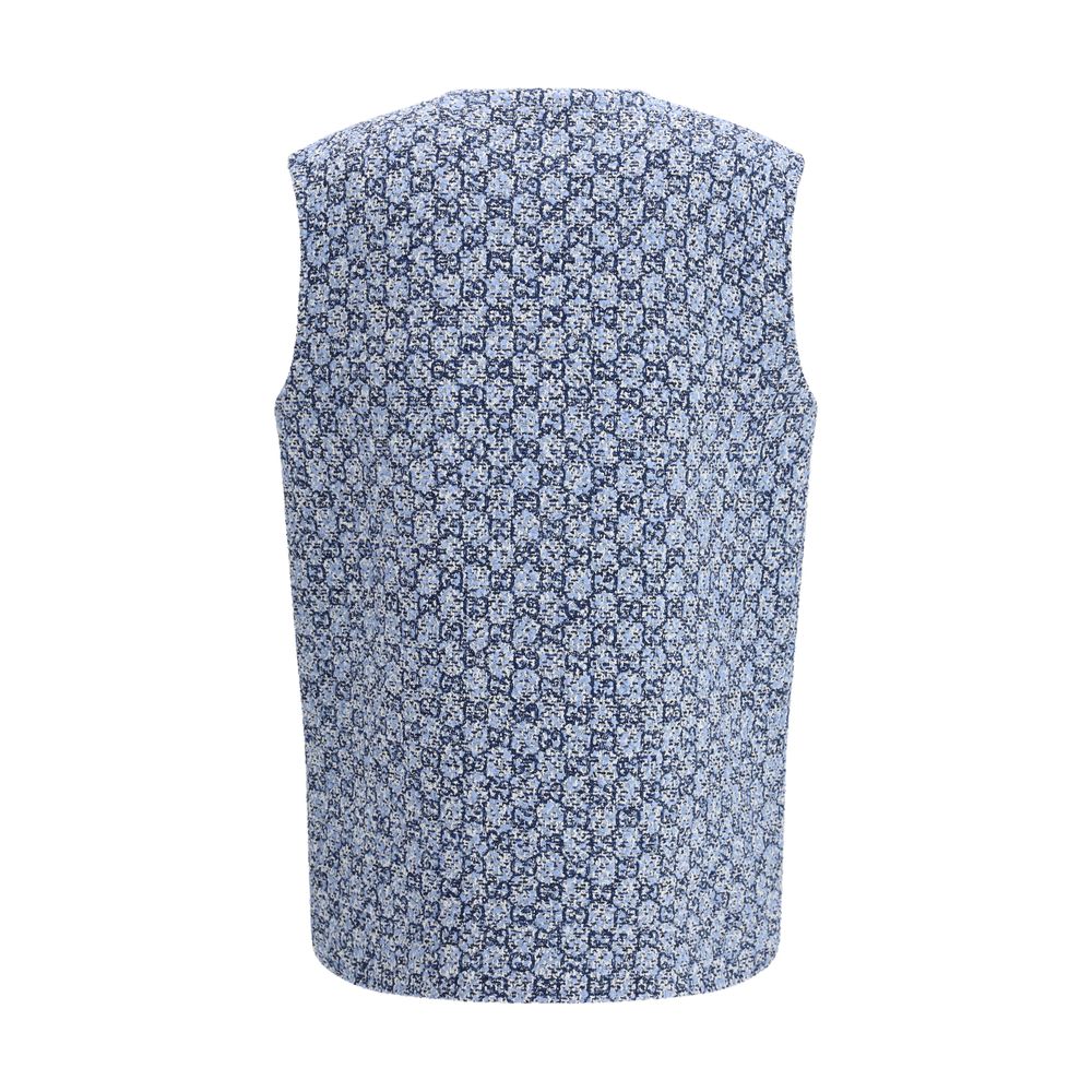 Gucci — Veste sans manches en tweed GG multicolore