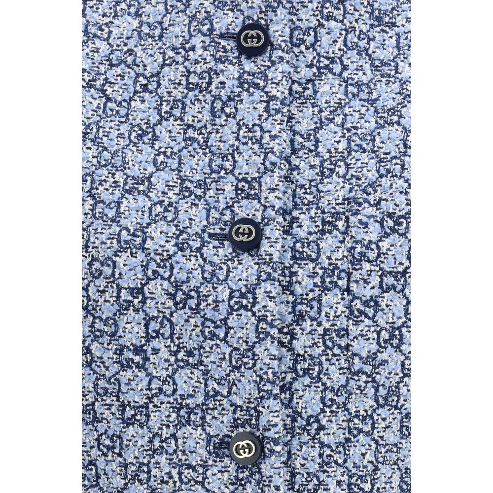 Gucci — Veste sans manches en tweed GG multicolore