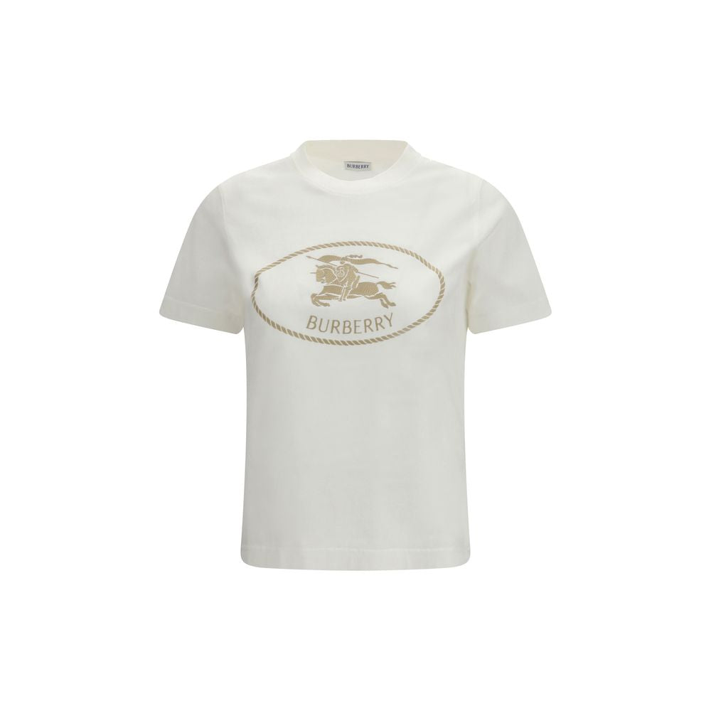 Burberry – T-shirt en coton avec motif Equestrian Knight