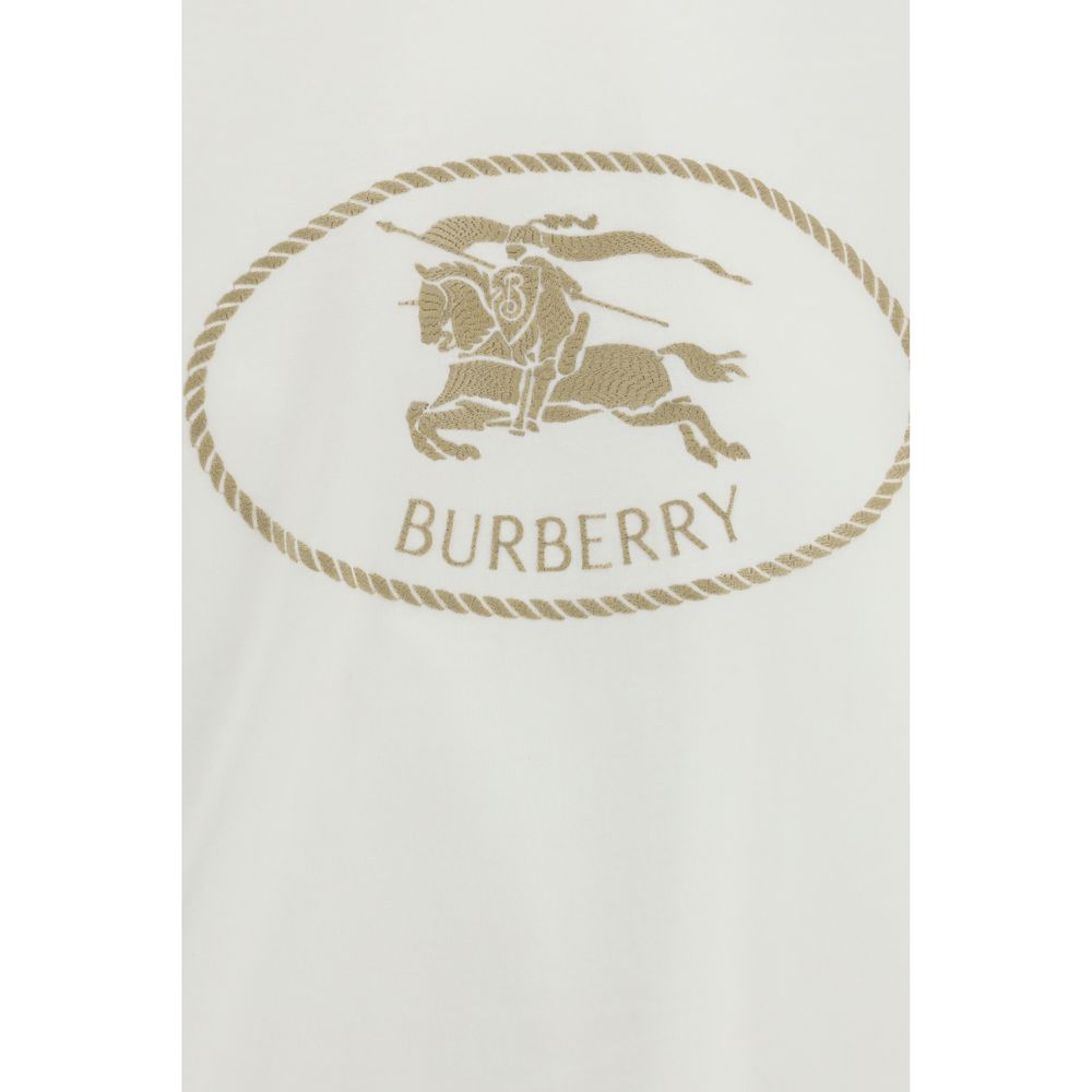 Burberry – T-shirt en coton avec motif Equestrian Knight