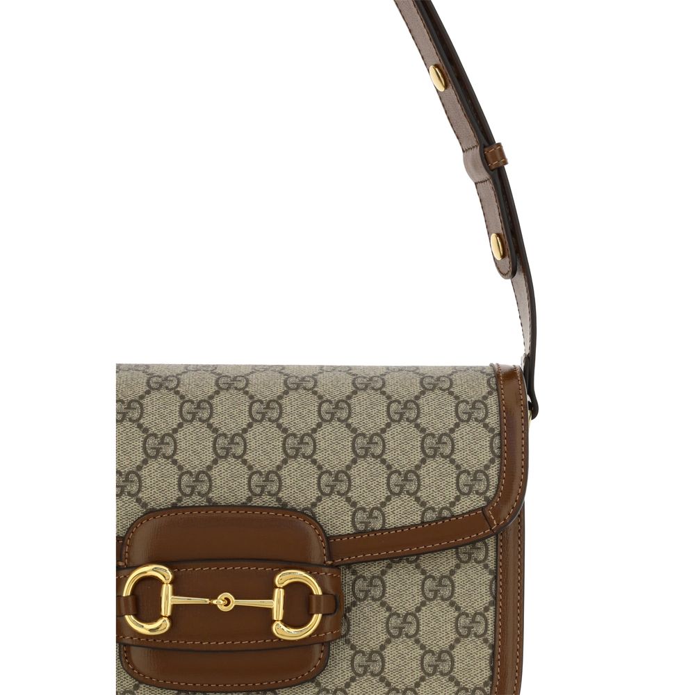 Gucci – Sac porté épaule Horsebit en toile GG Supreme