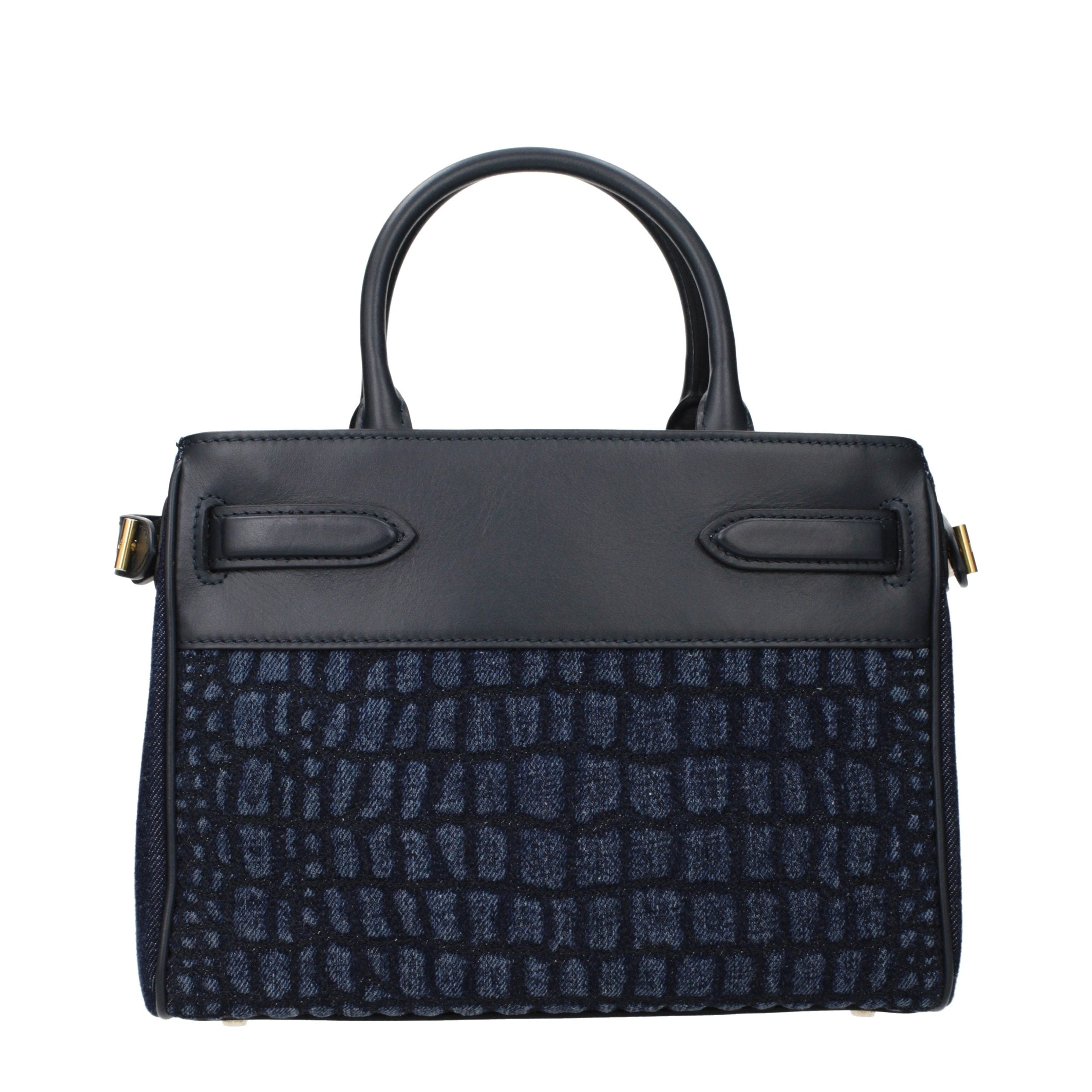 Tom Ford – Sac à main en tissu bleu avec détails signature