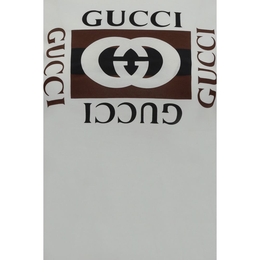 Gucci – T-shirt New 70s en coton avec monogramme Gucci