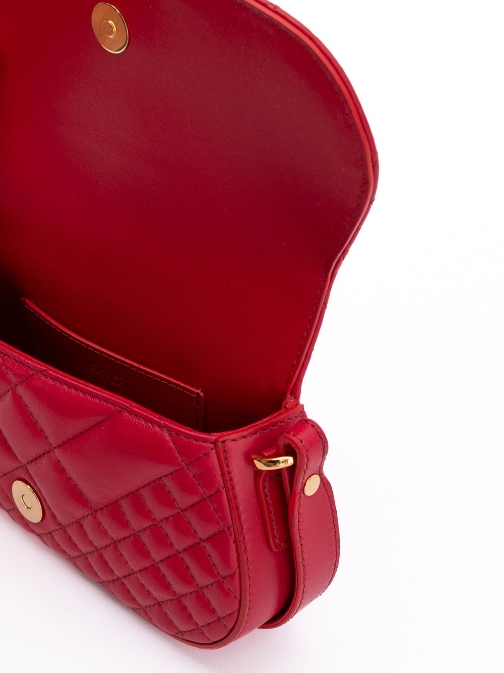Versace — Sac porté épaule matelassé en cuir d’agneau