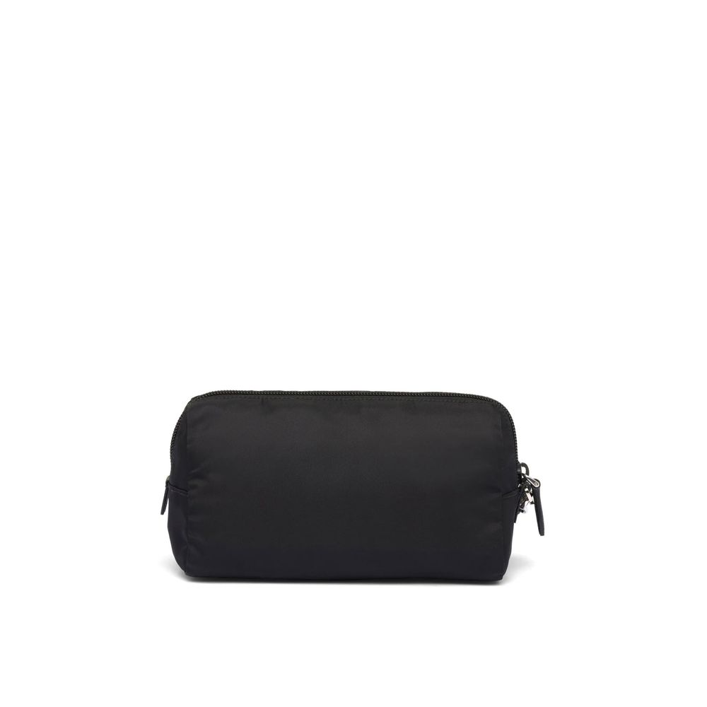 Prada – Pochette en nylon avec logo frontal