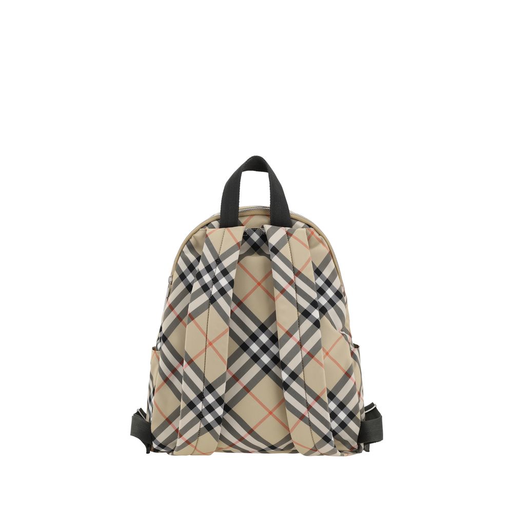 Burberry – Sac à dos Archivio Check avec logo Equestrian Knight