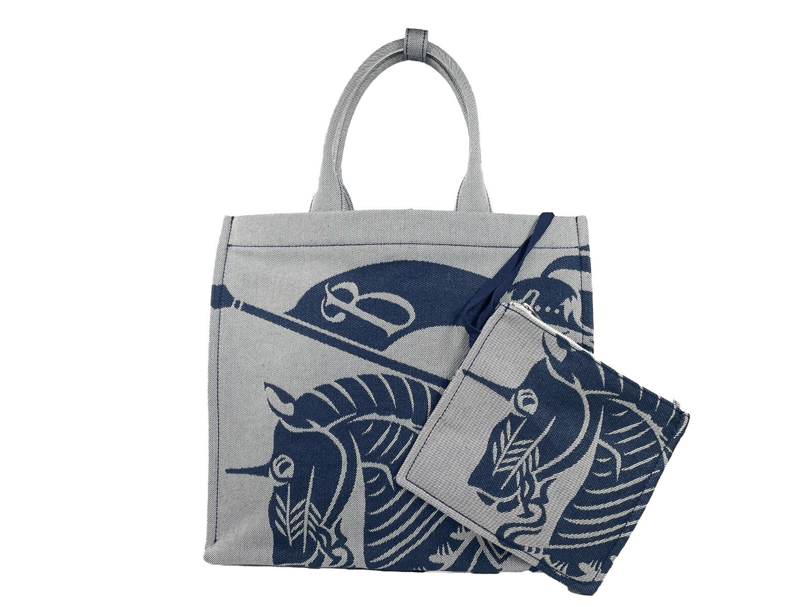 Burberry – Sac cabas EKD en toile avec porte-monnaie