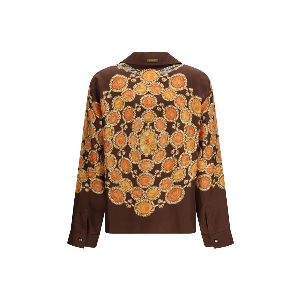 Versace – Chemise imprimé chaînes