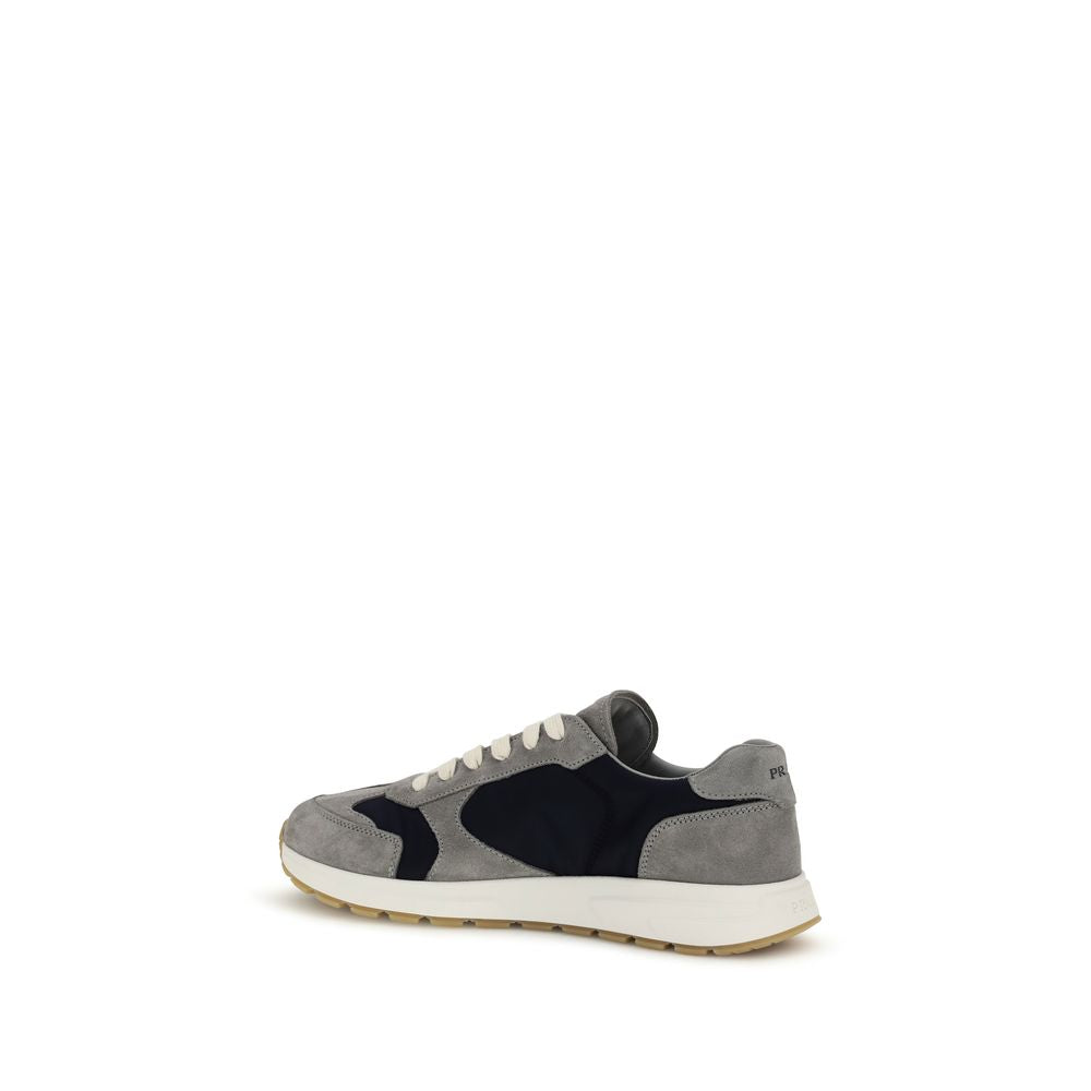 Prada – Sneakers Prax en suède et Re-Nylon