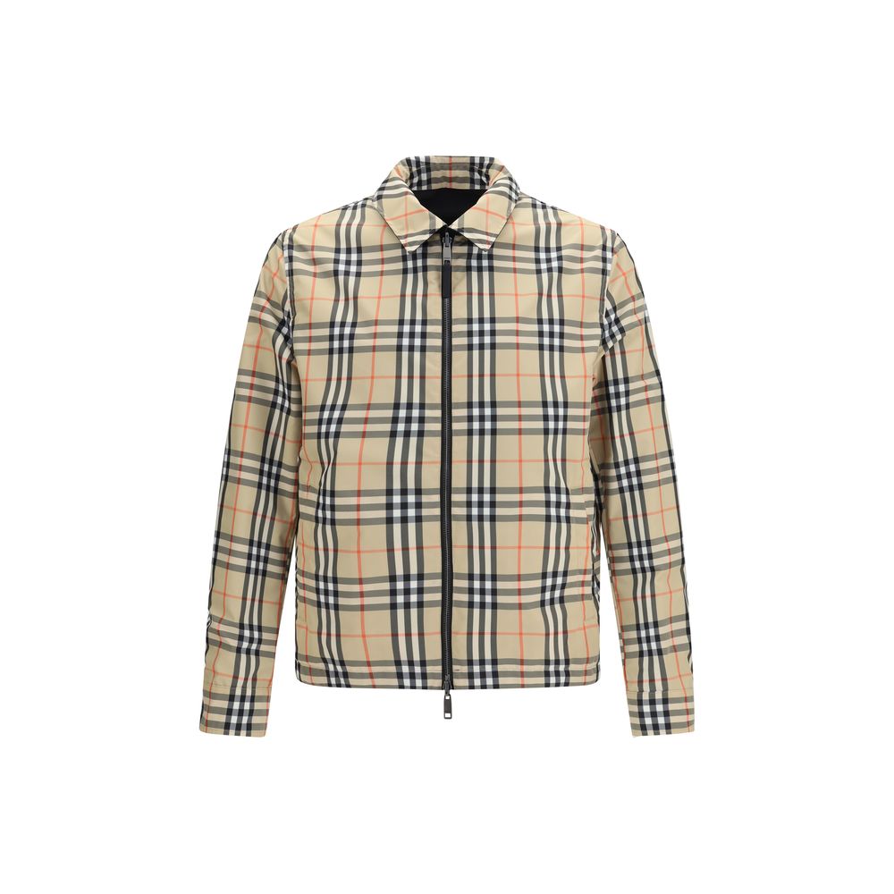 Burberry – Veste zippée avec doublure Check