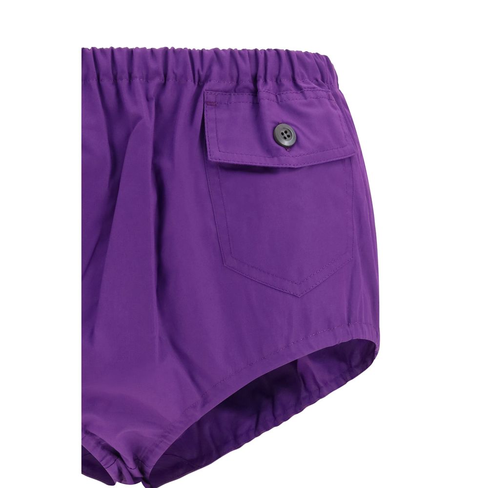 Prada – Short en popeline inspiration workwear