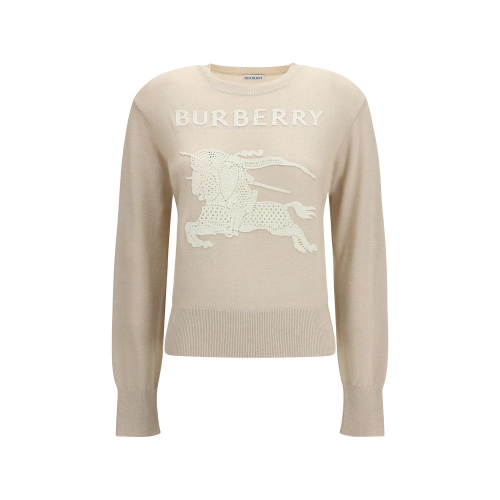 Burberry – Pull EKD avec broderie Equestrian Knight Design