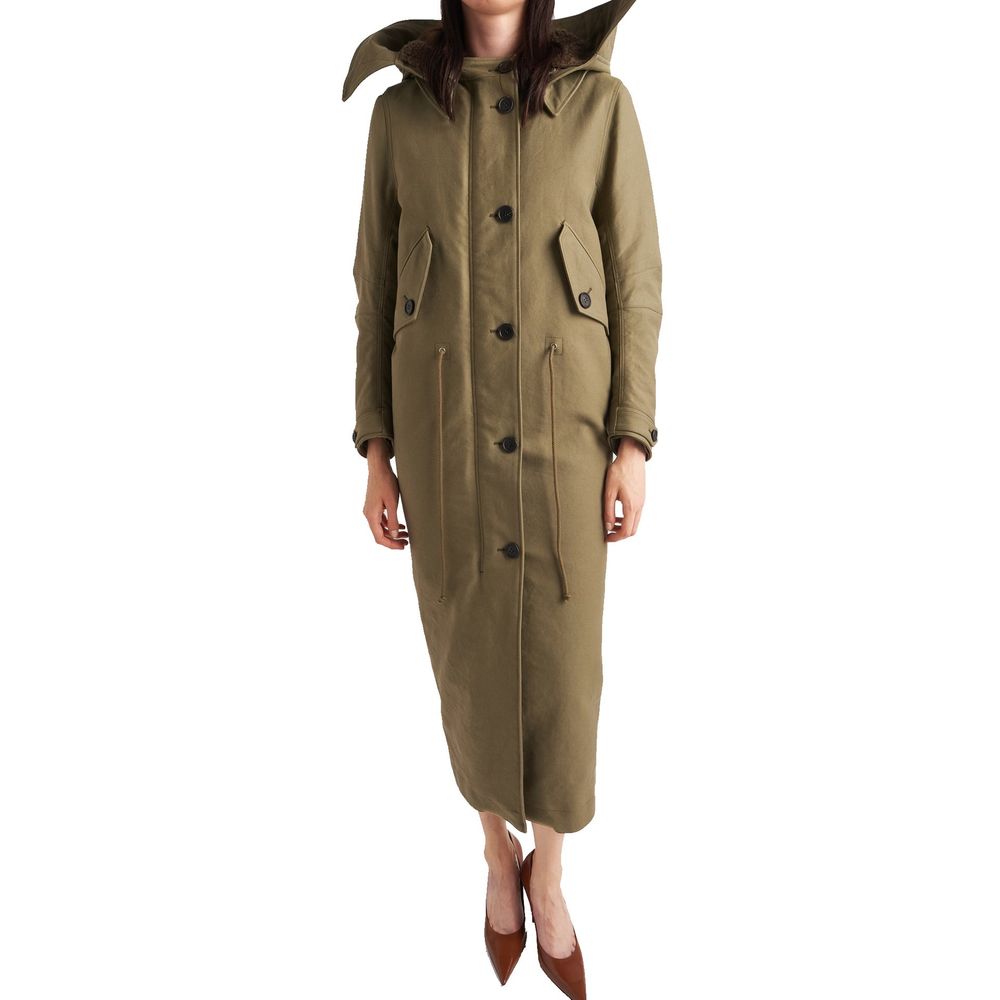 Prada – Parka matelassée à capuche amovible effet usé