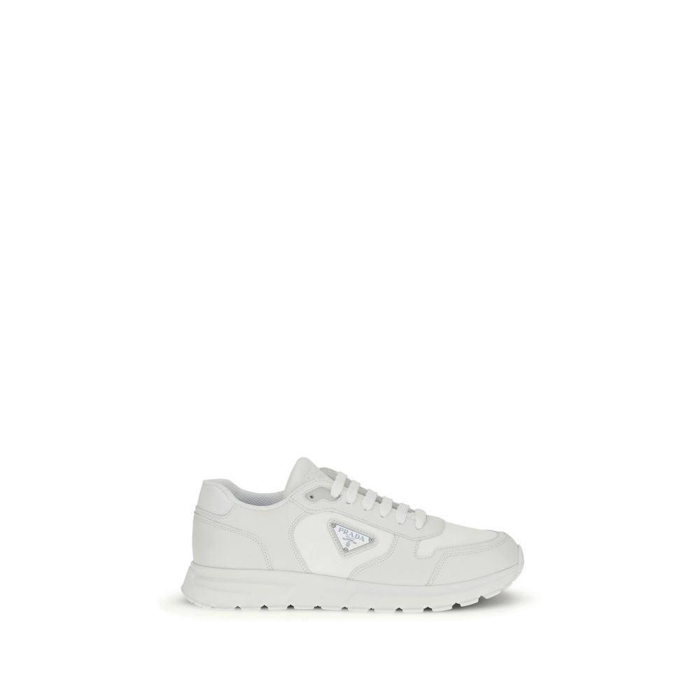 Prada – Sneakers en Re-Nylon et cuir avec logo triangle