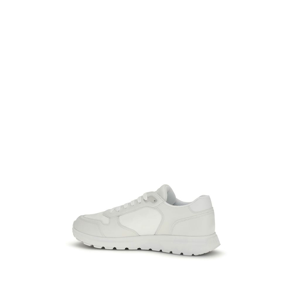 Prada – Sneakers en Re-Nylon et cuir avec logo triangle