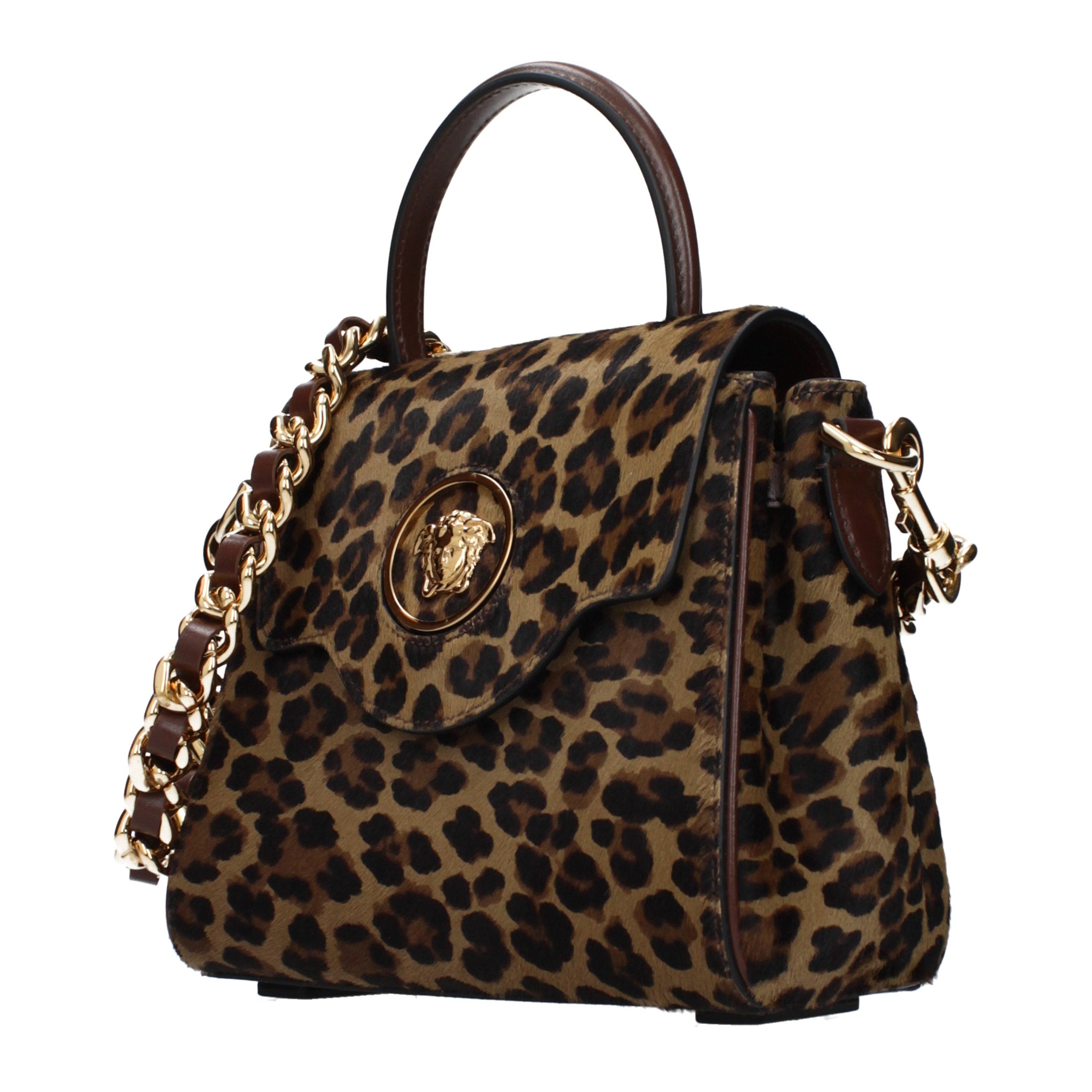 Versace – Sac à main multicolore en pony skin