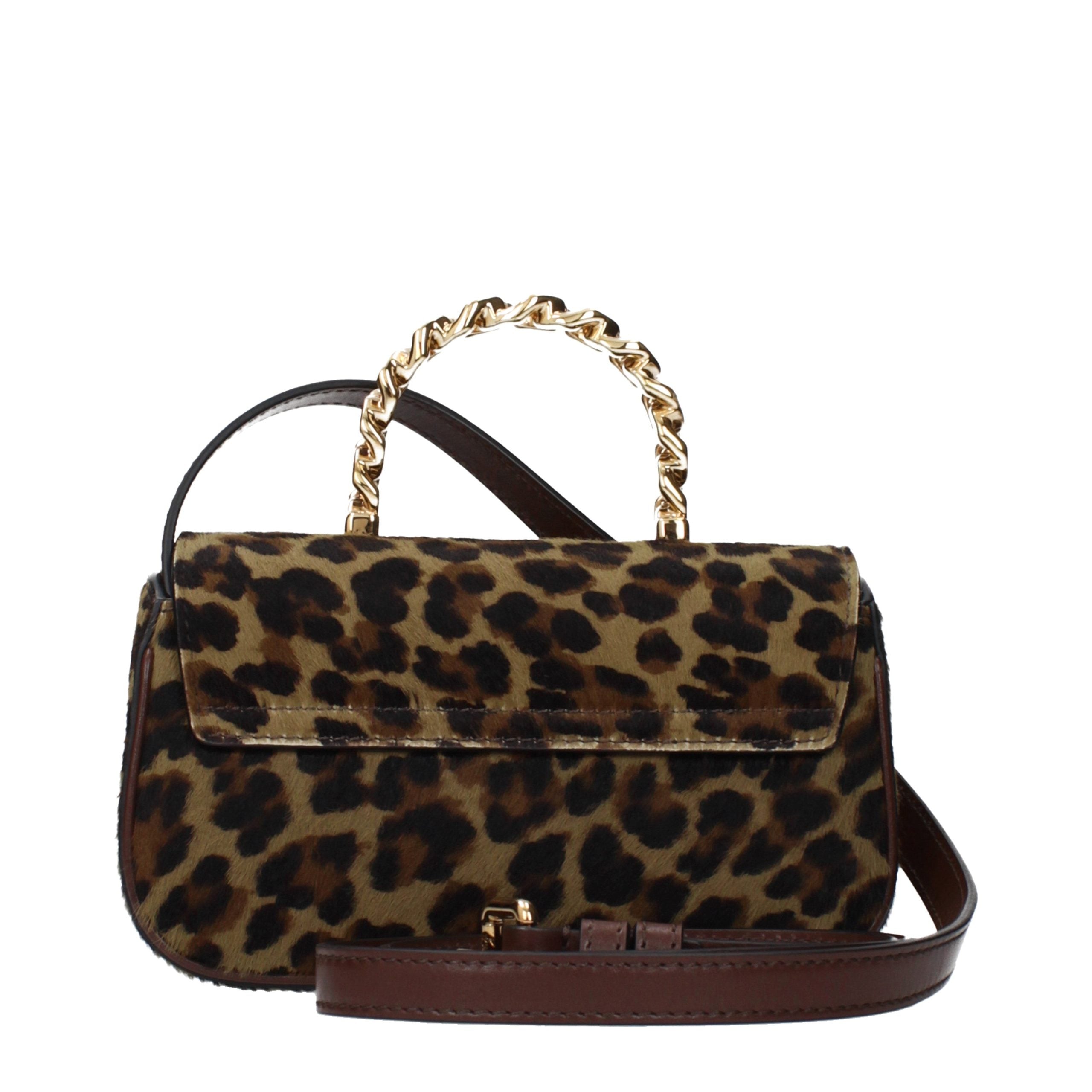 Versace – Sac à main multicolore en pony skin avec bandoulière