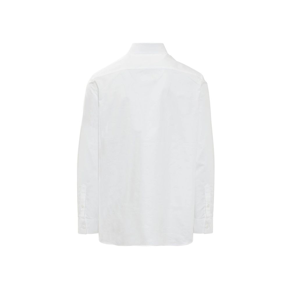 Burberry – Chemise en coton avec détails brodés