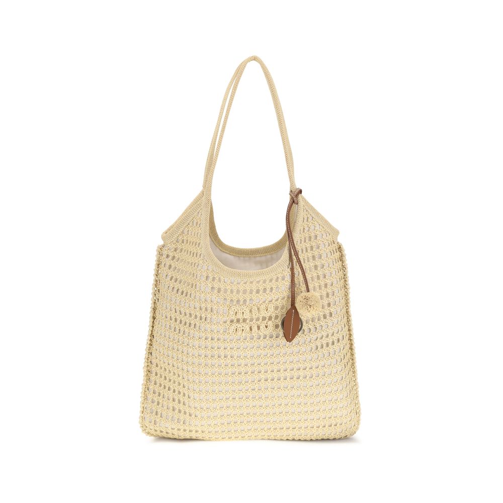 Miu Miu – Sac porté épaule Ivy en crochet avec charms