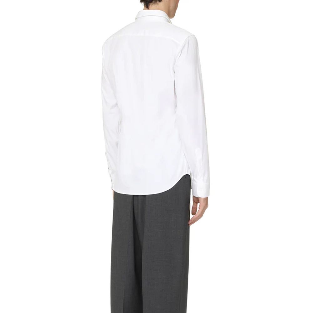 Gucci – chemise en coton stretch avec boutons nacrés