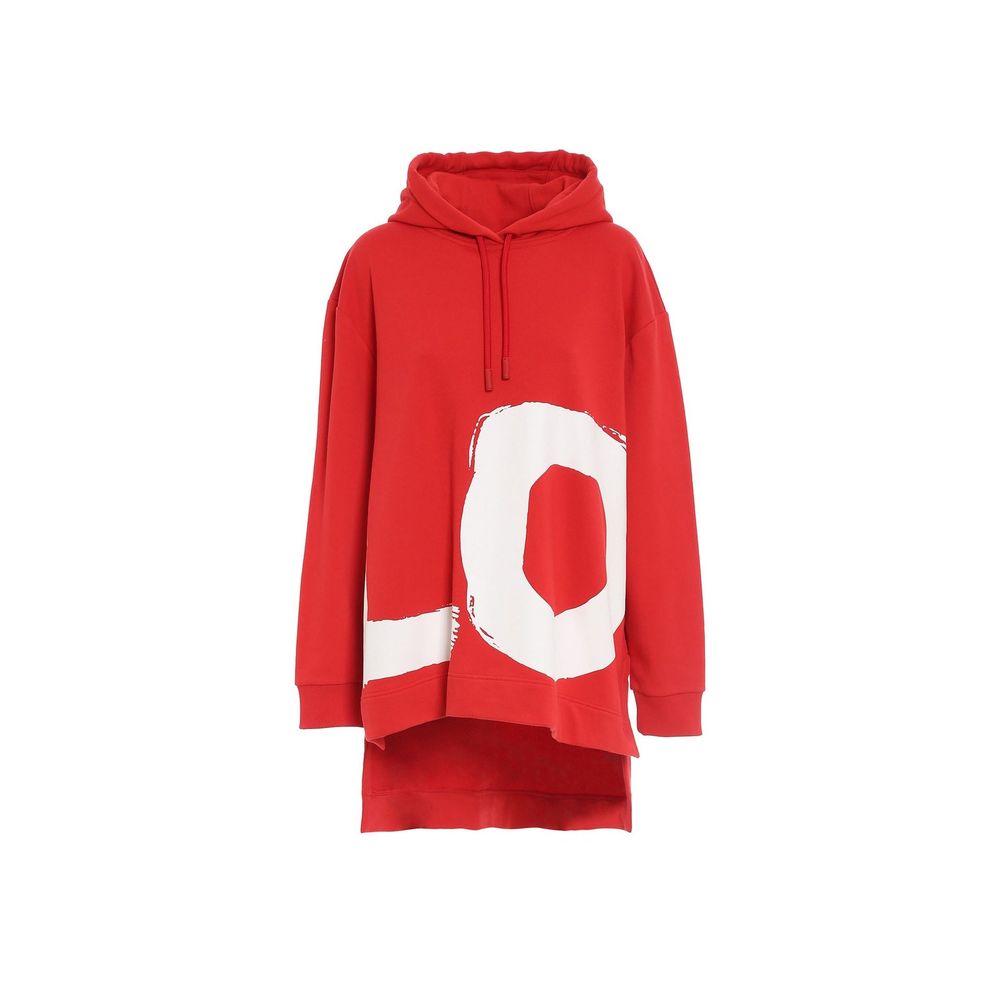 Prada — Sweatshirt à capuche en coton multicolore à imprimés signature