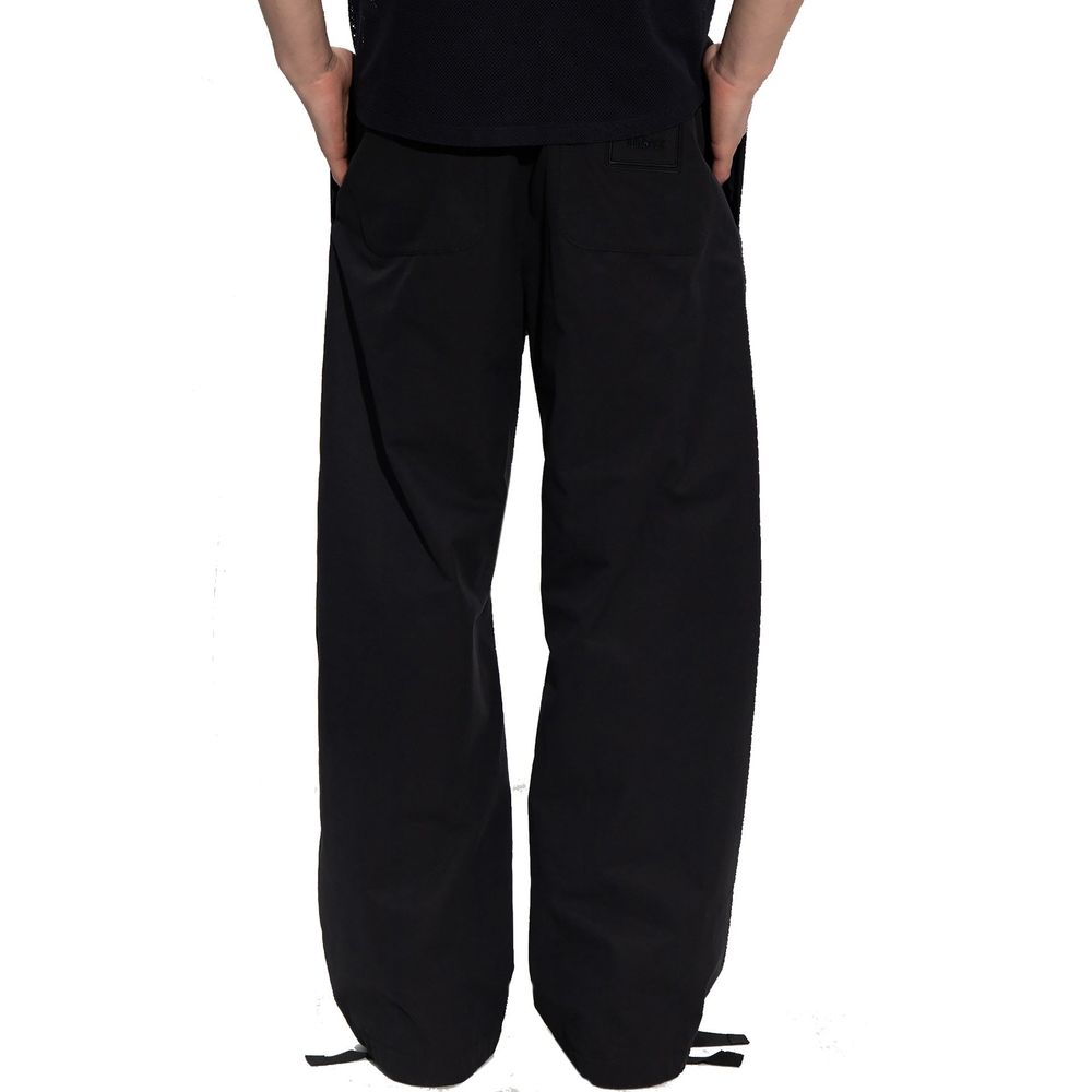 Versace – Pantalon en coton à taille ajustable