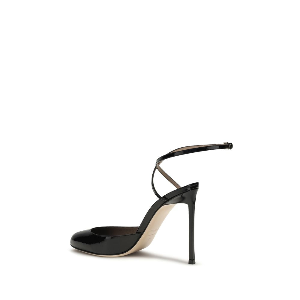 Tom Ford – Escarpins Selen en cuir verni avec bride cheville