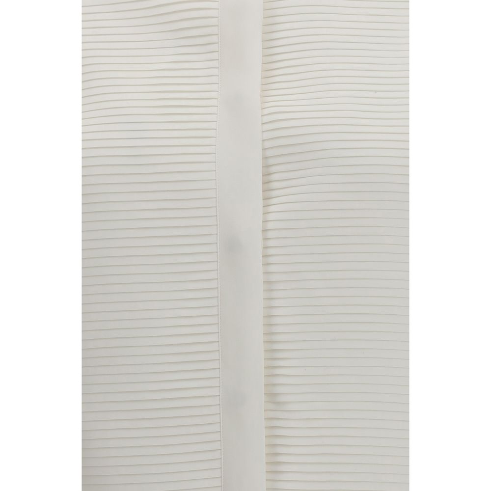 Tom Ford – Chemise tuxedo en soie avec plastron plissé