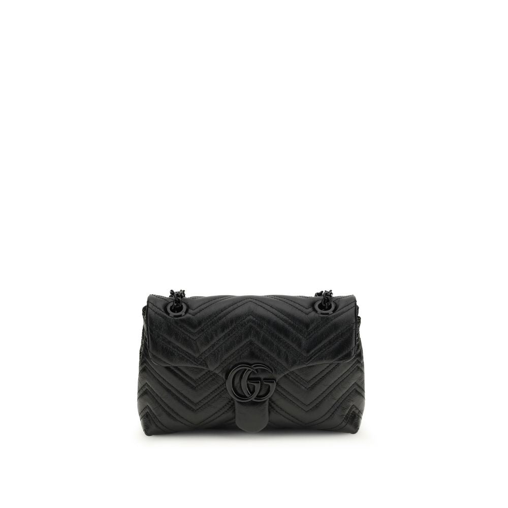 Gucci – Sac porté épaule GG Marmont Small en cuir matelassé